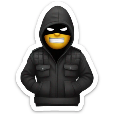 Robber emoji  sticker