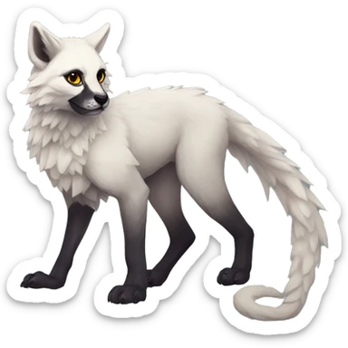 Modern Vernid-Trico-fantasy-species by LiLaiRa ful body sticker