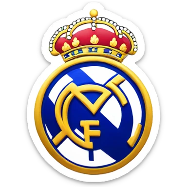 Réal Madrid logo sticker