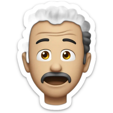 Rick saying oh jeeez sticker