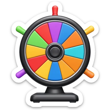 randomizer game wheel spinner sticker