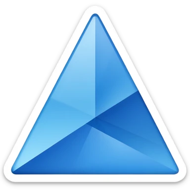 Triangle sticker