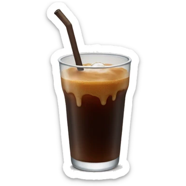 Cold brew coffee sticker