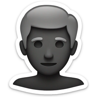 Bathroom Man symbol  sticker