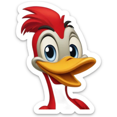 woody woodpecker Cartoon sticker
