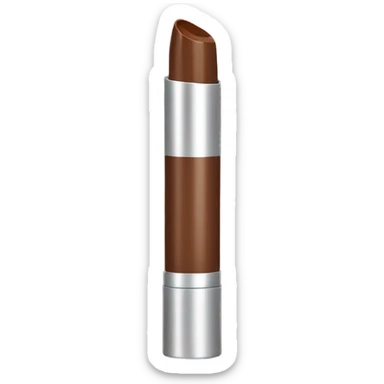 brown lipgloss tube sticker
