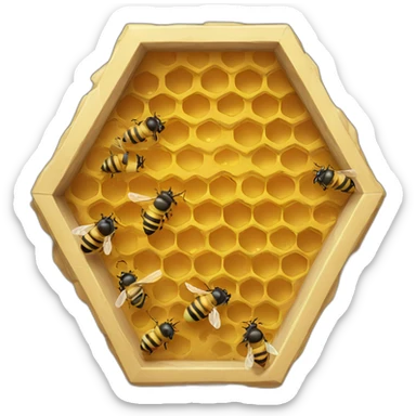 bee hive sticker