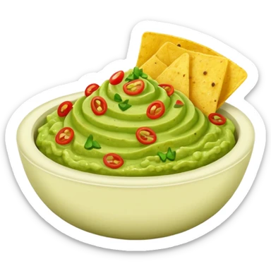 Chips and guac sticker