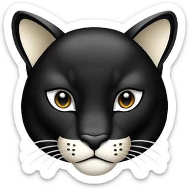 Logo de la marca puma de ropa  sticker