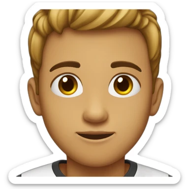 Chico adolescente usando anteojos sticker