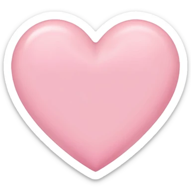 Pink pastel heart sticker
