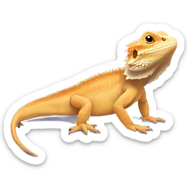 Bearded dragon sticker