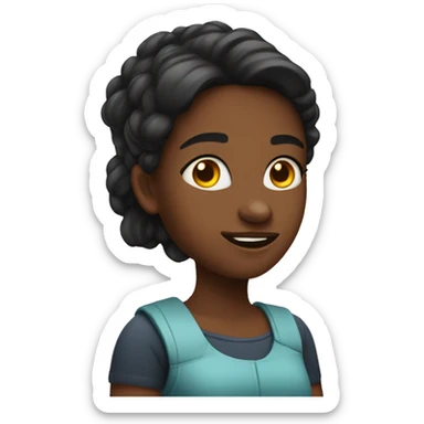 Astetick girl sticker