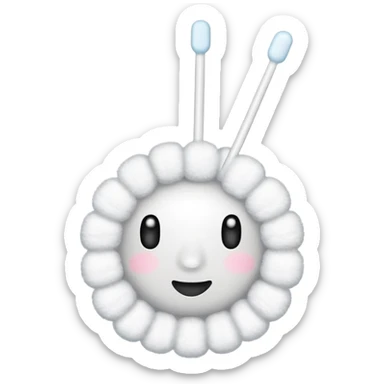 ear cotton sticks  sticker