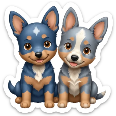 Bluey and bingo sticker