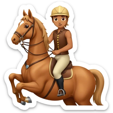 horseback riding sticker