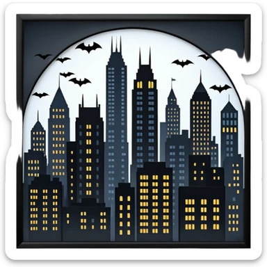 Gotham city  sticker