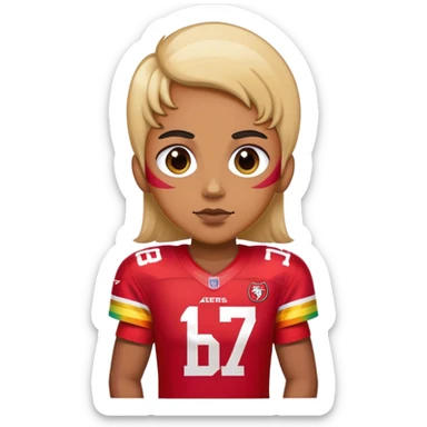 Gay pride 49ers fan sticker