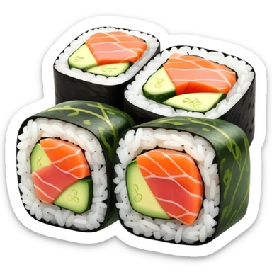 spicy tuna maki sticker