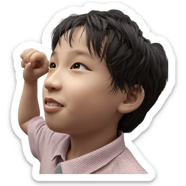 realistic portrait of girl sticker