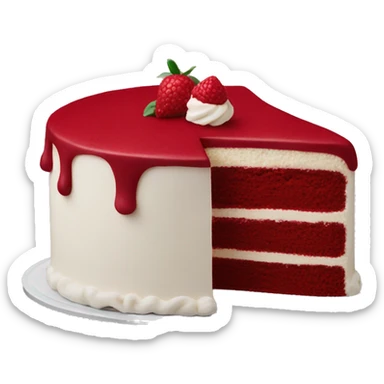 red velvet cake sticker