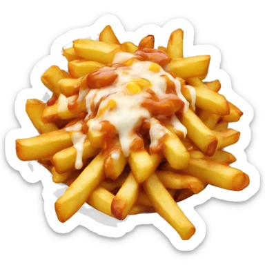 loaded fries  sticker