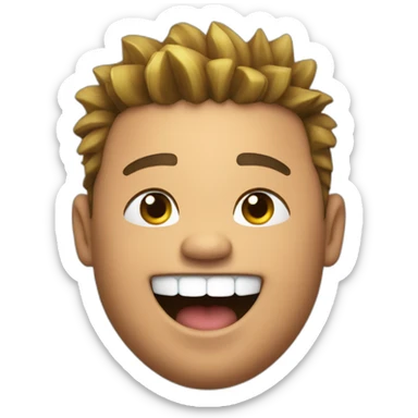 Neymar jr, fat belly, laugh sticker