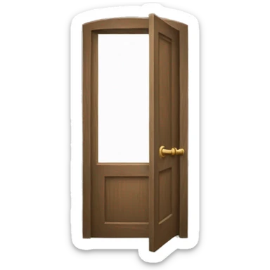 door ajar sticker