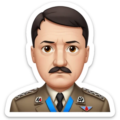 Adolf hitler signe nazi sticker