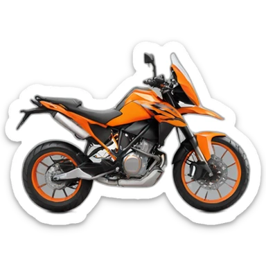 Emojis moto KTM sticker