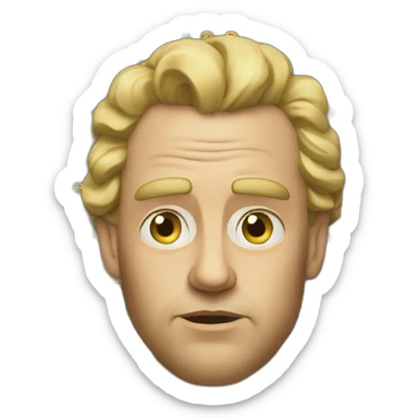 Swedish-king-confused sticker