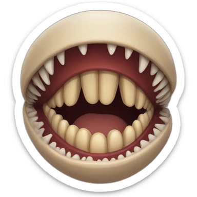 Dune Sandworm mouth sticker