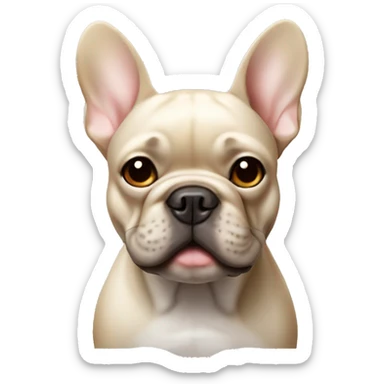 A French bulldog that is beige  sticker