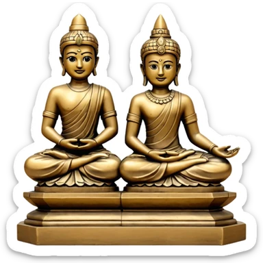 surabaya suro and boyo statue sticker