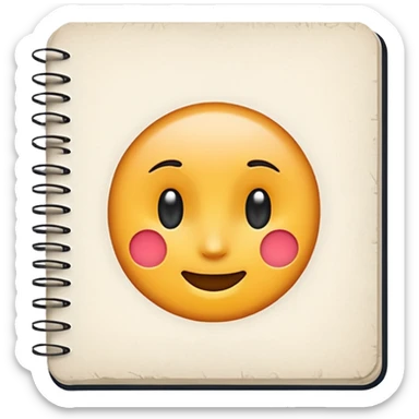 Sketchbook Page sticker