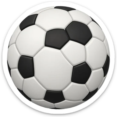 Well, the world looks like a soccer ball sticker