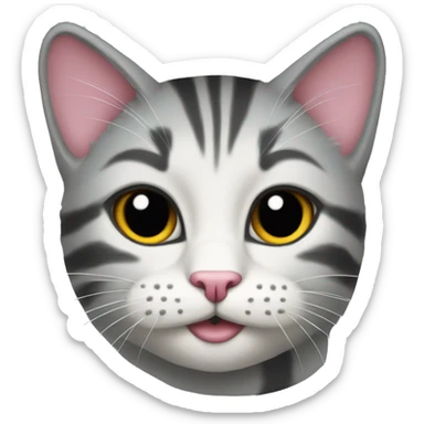 A pussycat sticker