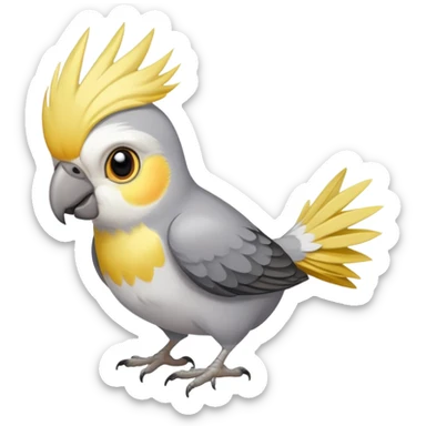 cockatiel bird sticker