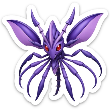 Genesect-Miraidon-Lunala-Fakémon-hybrid-creature (full body)  sticker
