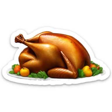 roasted turkey sticker