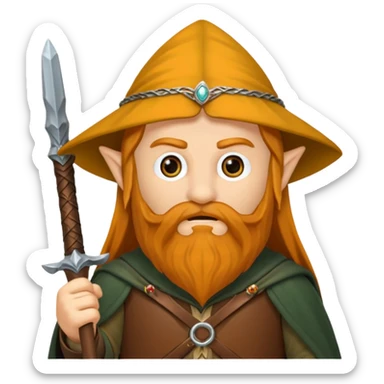 gimli lord of the rings sticker