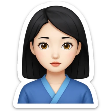 дівчинка кореянка sticker