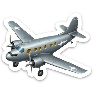 avion antiguo   sticker