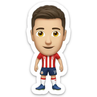 Lewandowski foot POLSKA sticker