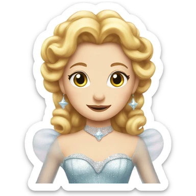 Glinda in bubble sticker