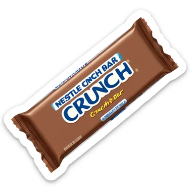 Nestle crunch bar emoji sticker