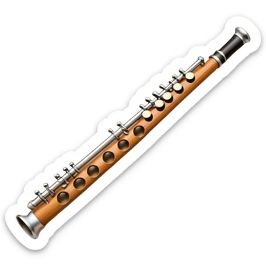 flute traverso sticker