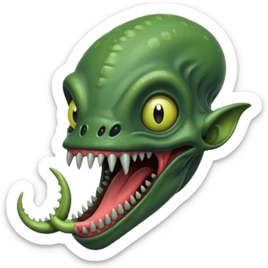 alien from the 8th passenger sticker