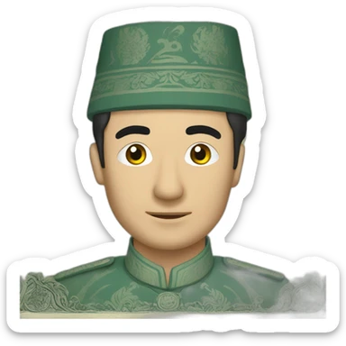 uzbek national cash sticker