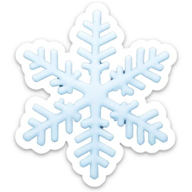 snowflake  sticker